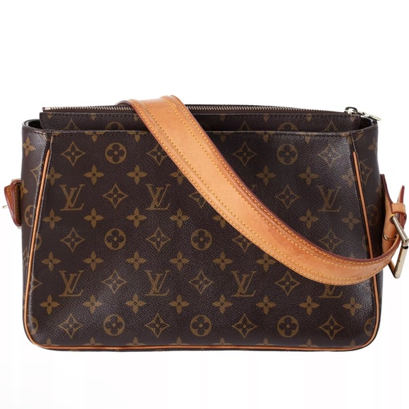 Louis Vuitton Monogram Viva Cite GM M51163 Shoulder Bag Brown Canvas - Picture 6 of 13